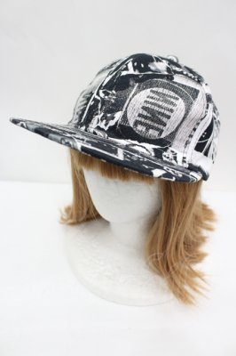 Preview of キャップ  黒×白