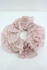画像1: PINK HOUSE / ローンフリルシュシュ  ピンク I-26-08-11-120-LO-AC-SA-ZI (1)