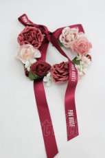 画像1: PINK HOUSE / ローズリースコサージュ  レッド I-26-08-11-125-LO-ZA-SA-ZI (1)