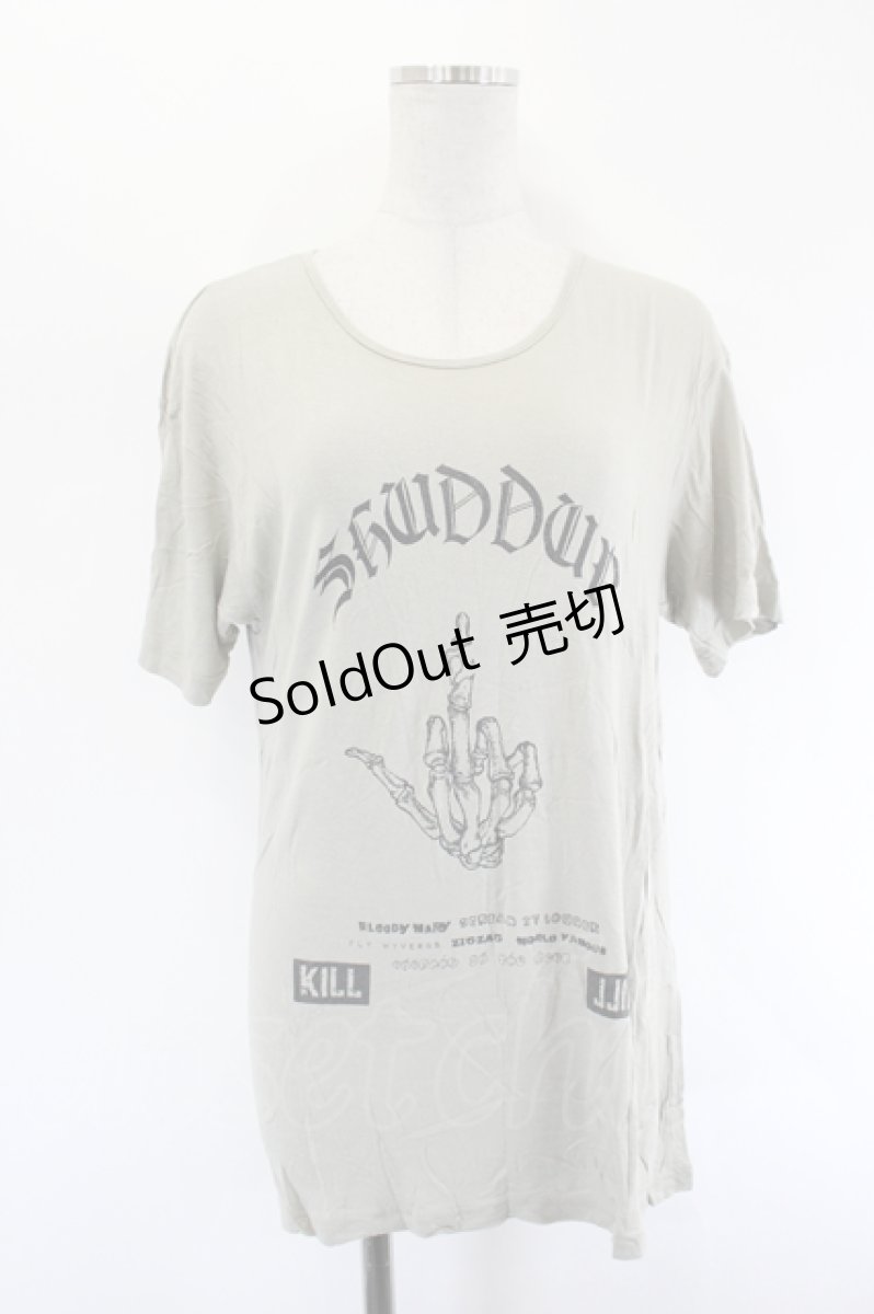 画像1: million dollar orchestra / プリントTシャツ  カーキ I-26-08-11-023-GO-TO-TE-ZI (1)