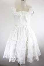 画像1: Angelic Pretty / Margaret Dreamジャンパースカート  白 I-26-08-14-038-AP-OP-TE-ZI (1)