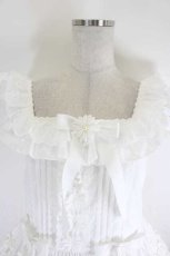 画像2: Angelic Pretty / Margaret Dreamジャンパースカート  白 I-26-08-14-038-AP-OP-TE-ZI (2)