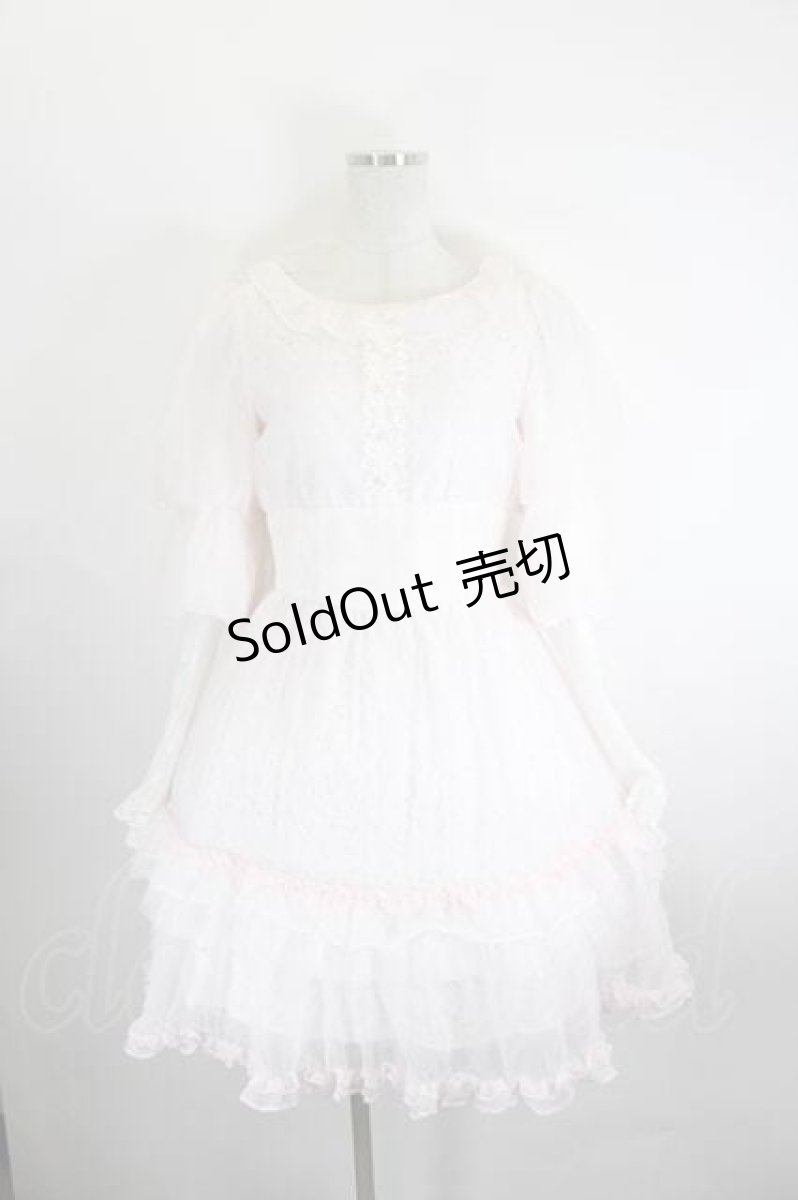 画像1: mellfy memory / Angelic Sugar Laceワンピース M ピンク I-26-08-14-047-LO-OP-TE-ZI (1)