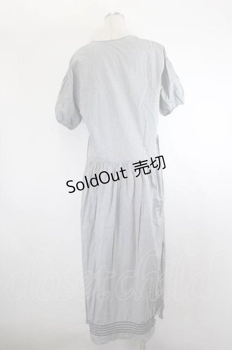 画像3: PINK HOUSE / ギンガム柄ワンピース  黒×白 I-26-08-14-051-LO-OP-TE-ZI (3)