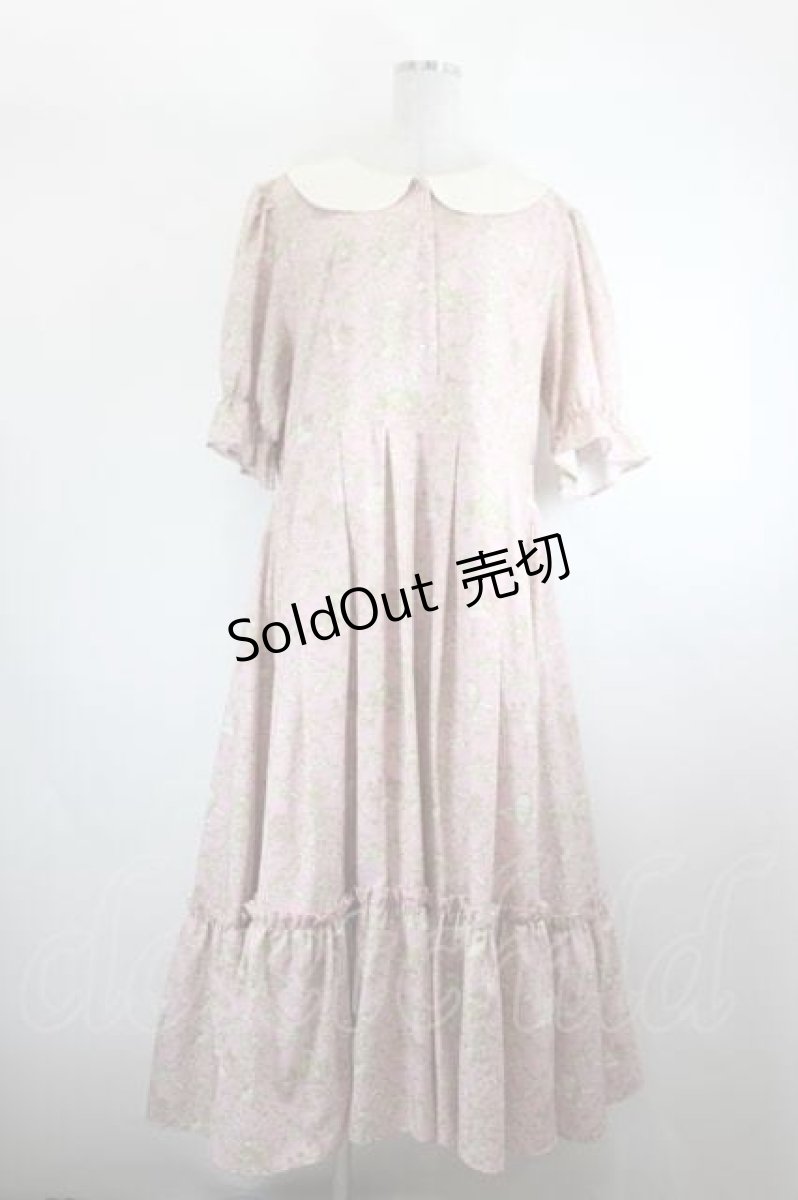 画像1: m petit by misako / トワルドジュイワンピース 3L ピンク I-26-08-14-059-LO-OP-TE-ZI (1)