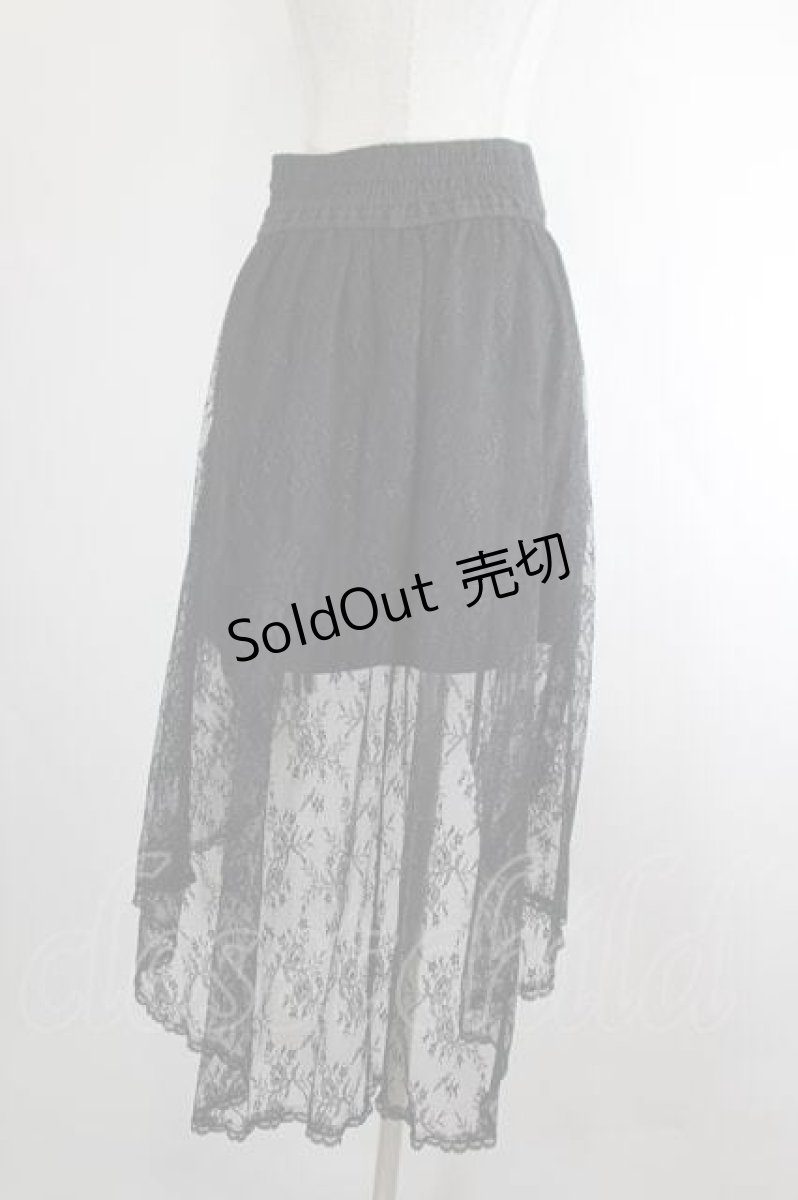 画像3: axes femme / コルセットレイヤードスカート M 黒 I-26-08-14-099-AX-TO-SA-ZI (3)