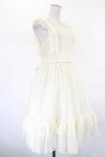 画像3: Chalmiere / ドットチュールエプロン M 生成り I-26-08-14-102-AX-OP-SA-ZI (3)