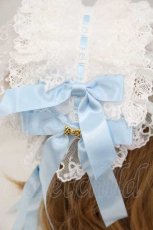 画像4: Angelic Pretty / CuteふわふわLacyヘッドドレス  サックス I-26-08-14-119-AP-AC-TE-ZI (4)