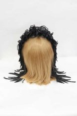 画像4: MAJOH(MR corset) / ANGEL WING HEAD DRESS  黒 I-26-08-14-120-LO-AC-SA-ZI (4)