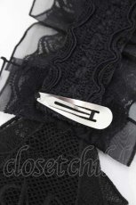 画像7: MAJOH(MR corset) / ANGEL WING HEAD DRESS  黒 I-26-08-14-120-LO-AC-SA-ZI (7)