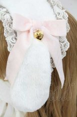 画像5: Angelic Pretty / ロップイヤーBunnyヘッドドレス  白×ピンク I-26-08-14-121-AP-AC-TE-ZI (5)