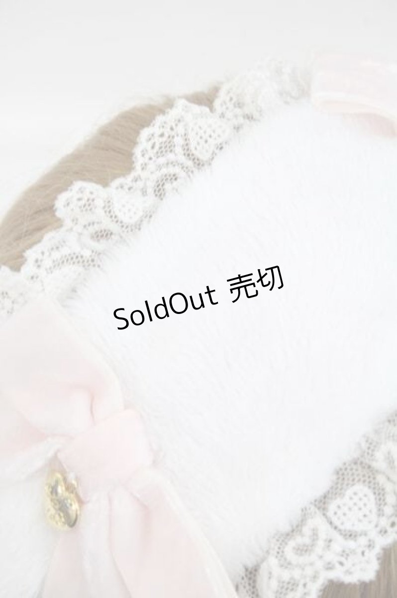 画像6: Angelic Pretty / ロップイヤーBunnyヘッドドレス  白×ピンク I-26-08-14-121-AP-AC-TE-ZI (6)