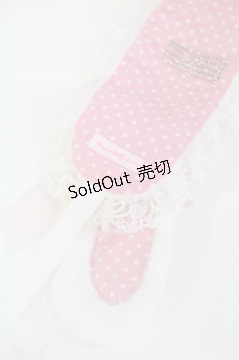 画像7: Angelic Pretty / ロップイヤーBunnyヘッドドレス  白×ピンク I-26-08-14-121-AP-AC-TE-ZI (7)