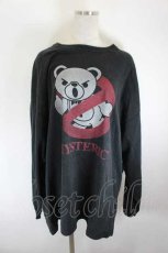画像1: HYSTERIC GLAMOUR / ヒスベアロングカットソー  黒 I-26-08-14-029-PU-TO-SA-ZI (1)
