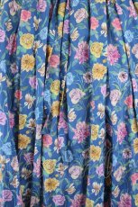 画像6: Jane Marple Dans Le Salon / Raining Rosebuds Gouacheレイヤードワンピース M グレー×ブルー I-26-08-15-056-JM-OP-TE-ZI (6)