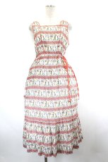 画像1: Jane Marple / Parade puffy dress M 白×オレンジ I-26-08-15-057-JM-OP-TE-ZI (1)