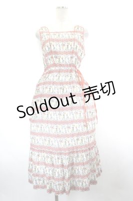 Preview of Parade puffy dress M 白×オレンジ