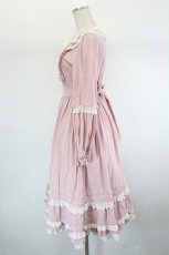 画像2: To Alice / ハートレース長袖ワンピース  ピンクＸ白 I-26-08-15-066-LO-OP-SA-ZI (2)