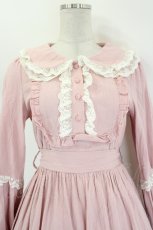 画像5: To Alice / ハートレース長袖ワンピース  ピンクＸ白 I-26-08-15-066-LO-OP-SA-ZI (5)