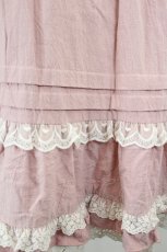画像6: To Alice / ハートレース長袖ワンピース  ピンクＸ白 I-26-08-15-066-LO-OP-SA-ZI (6)