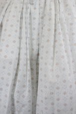 画像4: Jane Marple Dans Le Salon / タックスカート M 白×ブルー I-26-08-15-080-JM-SK-TE-ZI (4)