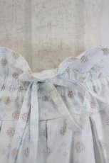 画像5: Jane Marple Dans Le Salon / タックスカート M 白×ブルー I-26-08-15-080-JM-SK-TE-ZI (5)