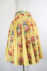 画像2: Jane Marple Dans Le Salon / Flower parlourのフラッフィースカート M マスタード I-26-08-15-085-JM-SK-TE-ZI (2)