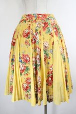 画像3: Jane Marple Dans Le Salon / Flower parlourのフラッフィースカート M マスタード I-26-08-15-085-JM-SK-TE-ZI (3)