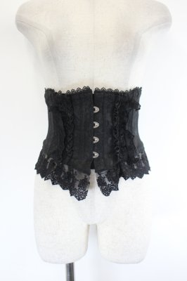 Preview of Frill Short Corset コルセット  黒