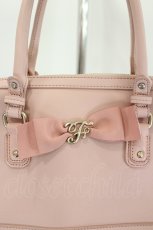 画像4: Maison de FLEUR / ベンジャミンボストンバッグ  ピンク I-26-08-15-109-LO-BG-TE-ZI (4)