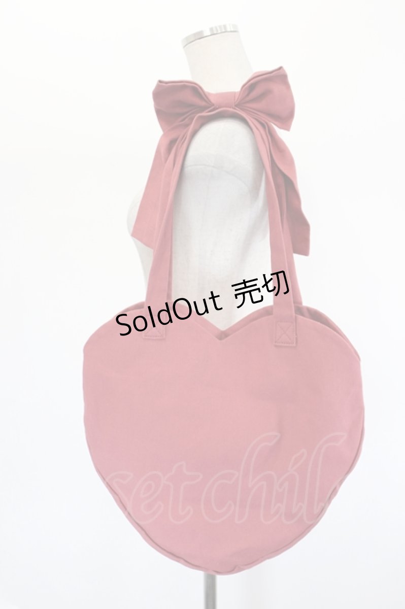 画像2: merry jenny / My Melody heart tote bag  赤 I-26-08-15-110-LO-BG-TE-ZI (2)