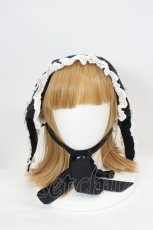 画像4: To Alice / うさみみナイトキャップ  黒ＸピンクＸ白 I-26-08-15-118-LO-AC-SA-ZI (4)