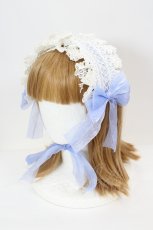 画像1: LOLITAその他(お買取対象外) / レースリボンヘッドドレス   I-26-08-15-119-LO-AC-SA-ZI (1)