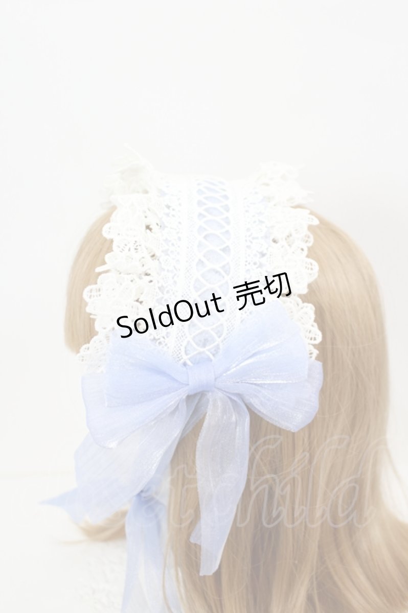 画像3: LOLITAその他(お買取対象外) / レースリボンヘッドドレス   I-26-08-15-119-LO-AC-SA-ZI (3)