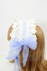 画像3: LOLITAその他(お買取対象外) / レースリボンヘッドドレス   I-26-08-15-119-LO-AC-SA-ZI (3)