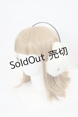 Preview of うさぎ耳あて  白Ｘ黒