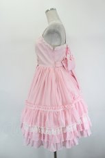 画像2: Angelic Pretty / 森の童話ジャンパースカート  ピンク I-26-08-17-055-AP-OP-SA-ZI (2)