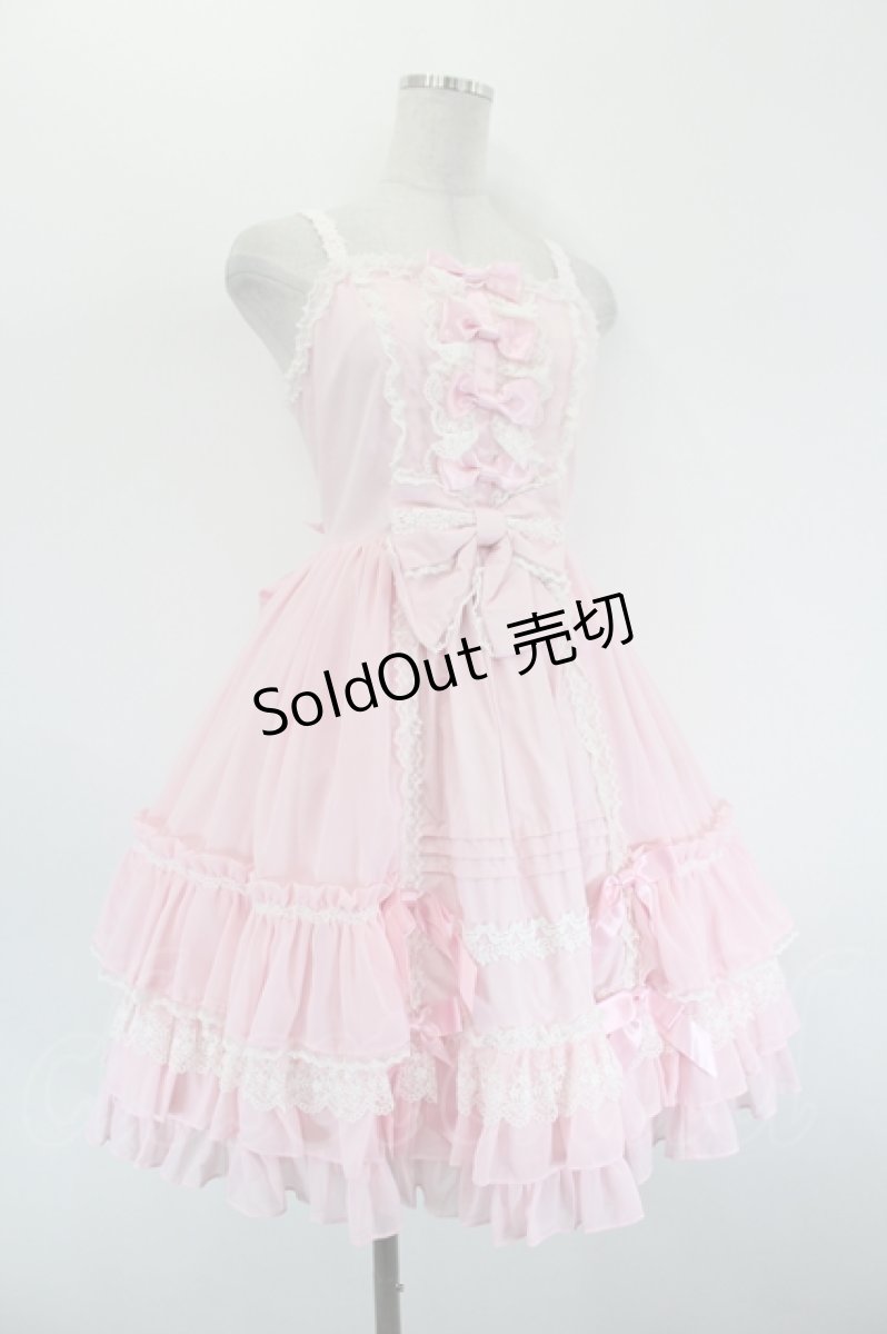 画像4: Angelic Pretty / 森の童話ジャンパースカート  ピンク I-26-08-17-055-AP-OP-SA-ZI (4)
