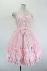 画像4: Angelic Pretty / 森の童話ジャンパースカート  ピンク I-26-08-17-055-AP-OP-SA-ZI (4)