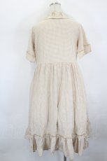 画像3: merry jenny / くるくるパインピングカラーワンピース  ベージュ I-26-08-17-084-LO-OP-SA-ZI (3)