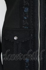 画像5: Ozz oneste / フロント薔薇刺繍コート  黒 I-26-08-17-096-OO-CO-SA-ZI (5)