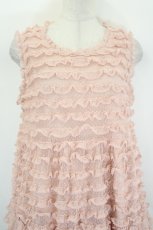 画像5: PINK HOUSE / ドットチュールフリル使いノースリーブワンピース  ピンク I-26-08-17-098-LO-OP-SA-ZI (5)