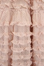 画像6: PINK HOUSE / ドットチュールフリル使いノースリーブワンピース  ピンク I-26-08-17-098-LO-OP-SA-ZI (6)
