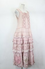 画像4: PINK HOUSE / ローンＸギンガムチェックパッチワークワンピース  ピンク I-26-08-17-099-LO-OP-SA-ZI (4)