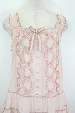 画像5: PINK HOUSE / ローンＸギンガムチェックパッチワークワンピース  ピンク I-26-08-17-099-LO-OP-SA-ZI (5)