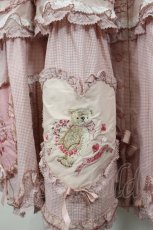 画像6: PINK HOUSE / ローンＸギンガムチェックパッチワークワンピース  ピンク I-26-08-17-099-LO-OP-SA-ZI (6)