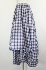 画像2: Candy Stripper / MAKE MY DAY SKIRT 1 ピンク×ネイビー I-26-08-17-108-PU-SK-TE-ZI (2)