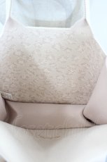 画像3: m petit by misako / ロゴ刺繍ニットトートバッグ  アイボリーｘピンク I-26-08-17-113-LO-BG-SA-ZI (3)