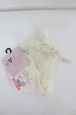 画像2: m petit by misako / AMCSキティリボン 23-25CM 濃白 I-26-08-17-135-LO-ZA-SA-ZI (2)