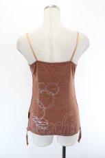 画像2: Ozz oneste / チャイナボタンフラワー刺繍チュール重ねキャミソール  アイボリー I-26-08-17-023-OO-TO-SA-ZI (2)